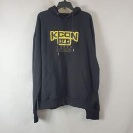 Kcon Men's Black Hoodie SZ XL