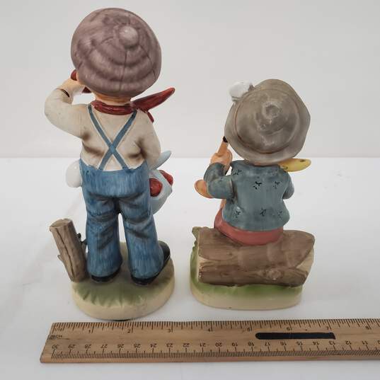 Napcoware Vintage Ceramic Figurines Set of 2 image number 7