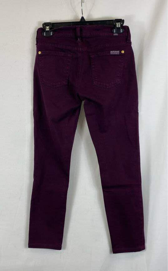 For all 7 mankind Purple Jeans - Size Small image number 2