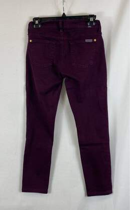 For all 7 mankind Purple Jeans - Size Small alternative image