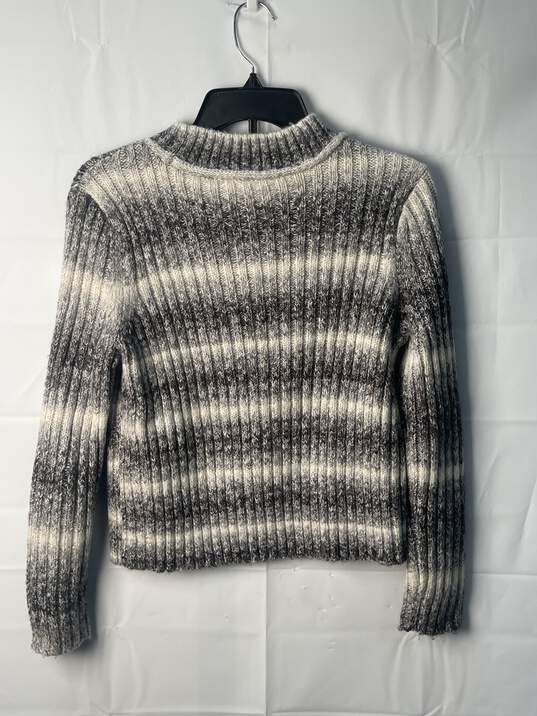 Tommy Hilfiger Women Gray Shades Mid Drift Sweater Size XS image number 2