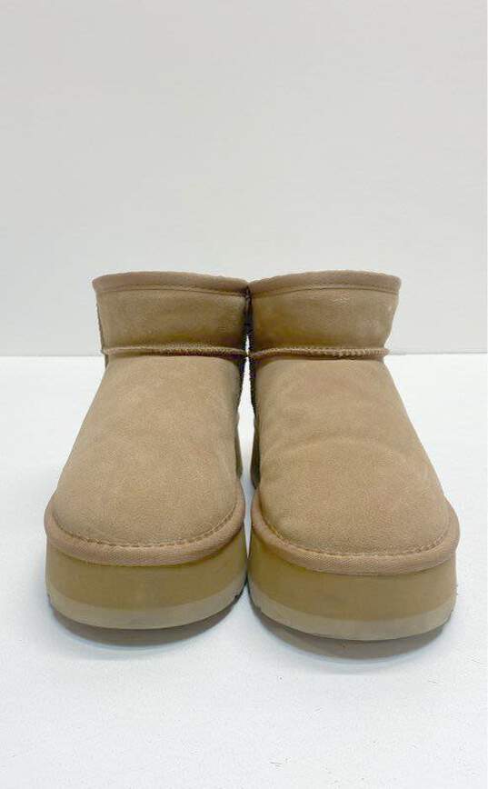 UGG Classic Ultra Mini Platform Brown Boots Women 7 image number 3