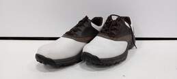 Footjoy Men's Black, White and Brown Leather Golf Shoes Size 9