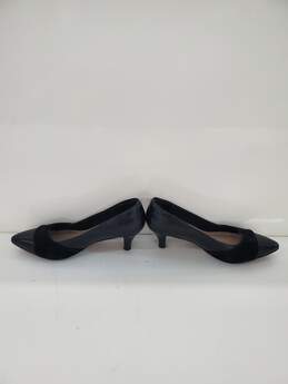 Clarks Women's Linvale Vena Black Twist Detail Heels Size-9.5 used alternative image