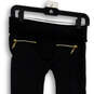 NWT Womens Black Elastic Waist Pull-On Compression Leggings Size OS image number 4