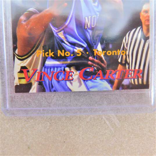1998-99 Vince Carter Collector's Edge Impulse Rookie w/ Tracy McGrady Toronto Raptors image number 3