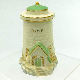 2002 Lenox Lighthouse Seaside Spice Jar Fine Ivory China Clove