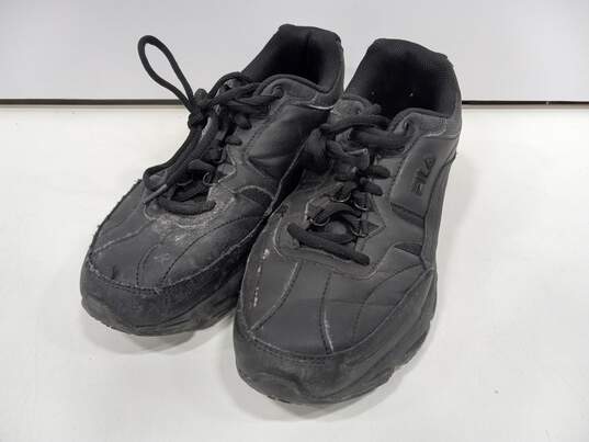 Fila Men's Black Shoes Size 9 image number 1