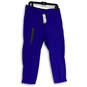 NWT Womens Blue Hayden Flat Front Slash Pockets Ankle Pants Size 12P image number 1