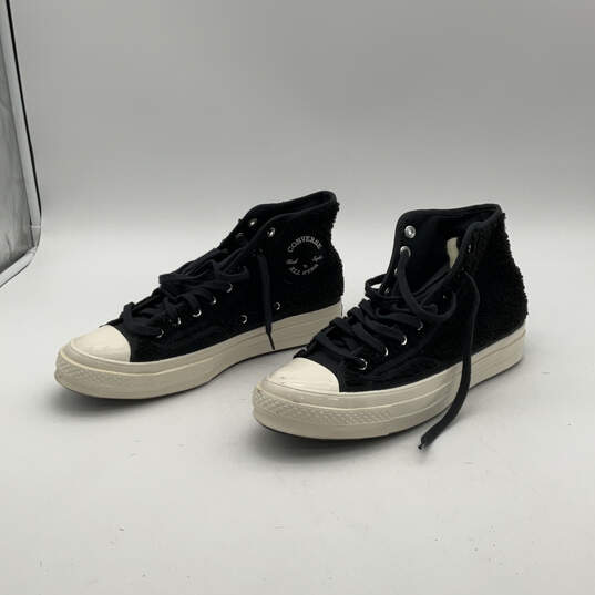 Unisex CT All Star 70 Black High Top Lace-Up Sneaker Shoes Size M8 W10 image number 2