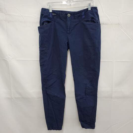 Patagonia WM's Cargo Blue Organic Cotton Pants Size 12 x 27 image number 1