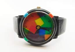 Vintage John Zaboyan Limited Edition Colorful Geometric Quartz Watch 19.0g