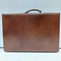 Rona Brown Leather Briefcase image number 5