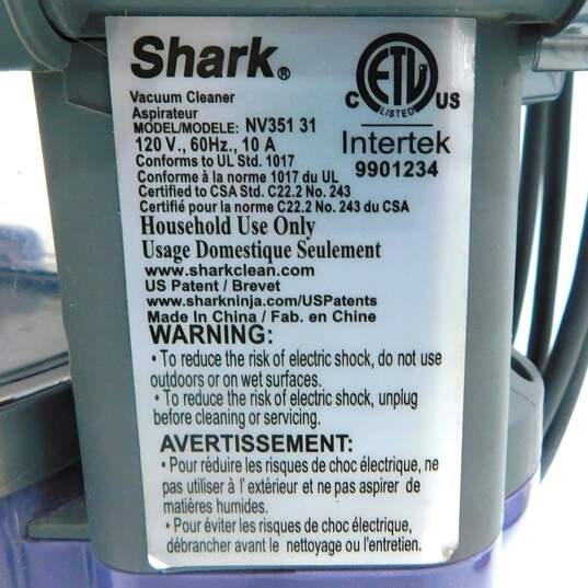 Shark NV352 Navigator Lift Away Upright Vacuum Cleaner Anti-Allergen Technology image number 5