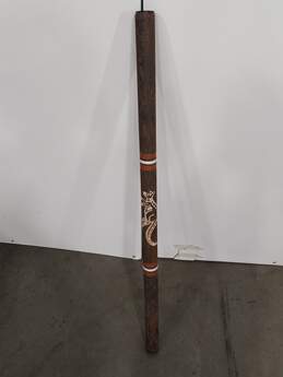 Didgeridoo Instrument Brown W/ Design