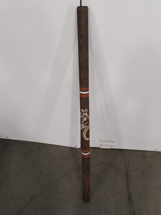 Didgeridoo Instrument Brown W/ Design image number 1