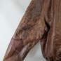 Bare Fox Vintage Men's Brown Leather Jacket SZ 2XL NWT image number 16