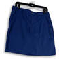 Womens Blue Mid Rise Pockets Shorts Lined Activewear Athletic Skorts Size T6 image number 1