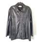 Pellacci Men Black Italian Leather Jacket Sz 2XL image number 1