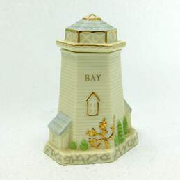 2002 Lenox Lighthouse Seaside Spice Jar Fine Ivory China Bay