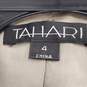Tahari Women Grey Cropped Blazer Sz 4 NWT image number 3