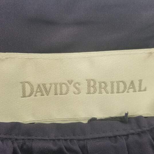 David's Bridal Women Dress Purple Size 14 image number 4