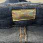 Mother The Look Ankle Fray Skinny Jean in Blue Girl Crush Size 29 image number 3