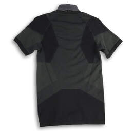 Womens Black Crew Neck Short Sleeve Crew Neck Activewear T-Shirt Size Medium alternative image