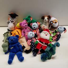 Bundle of 17 TY Beanie Babies Assorted Lot