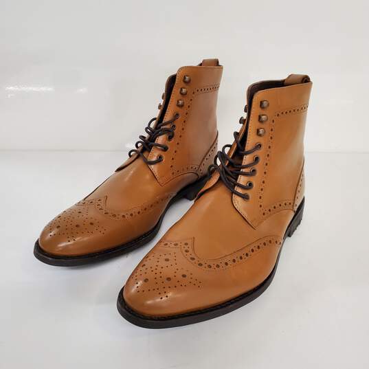 Anthony Veer Essentials Grant Wingtip Leather Boots Size 13 image number 4