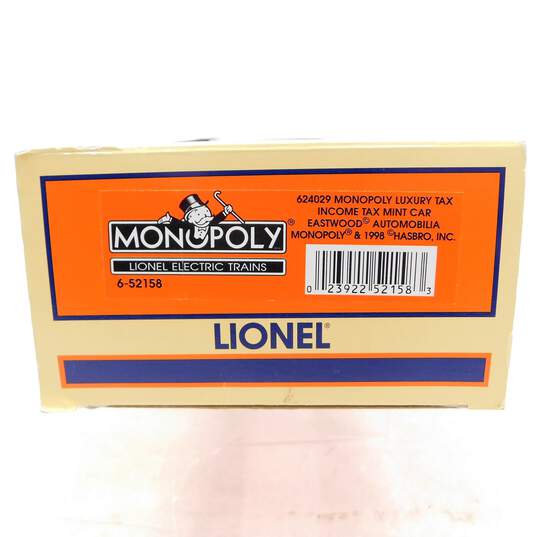 LIONEL 6-52185 MONOPOLY CHANCE GANDOLA W/PENNYBAGS CANISTERS - NIB image number 3