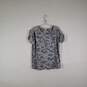 Womens Floral Regular Fit Round Neck Short Sleeve Pullover T-Shirt Size Medium image number 1
