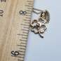 14k Gold Diamond Four Leaf Clover Pendant Necklace 1.5g image number 6