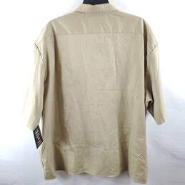 Dickies Men Beige Twill Short Sleeve Shirt 3X NWT alternative image