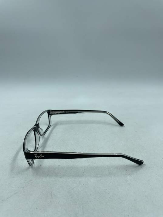 Ray-Ban Black Rectangle Eyeglasses image number 4