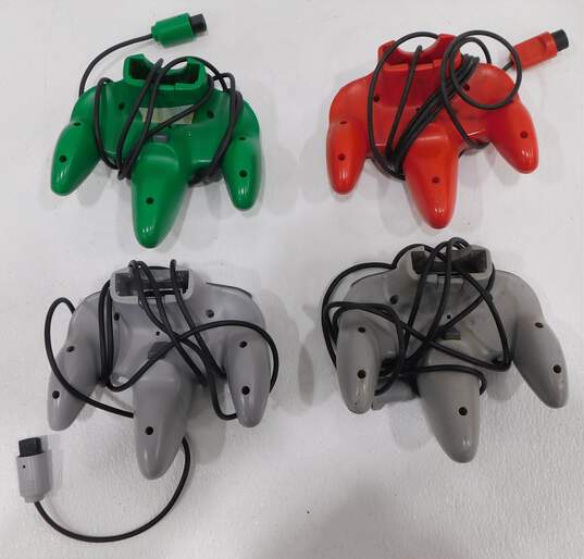 4 Count Nintendo 64 N64 Controller Lot -Untested image number 2