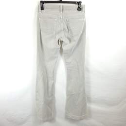 7 For All Mankind Women Light Grey Bootcut Jeans Sz 24 alternative image