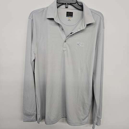 Gray Long Sleeve Athletic Shirt image number 1