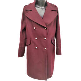 Michael Kors Double Breasted Pea Coat in Burgundy Color / Womens  L