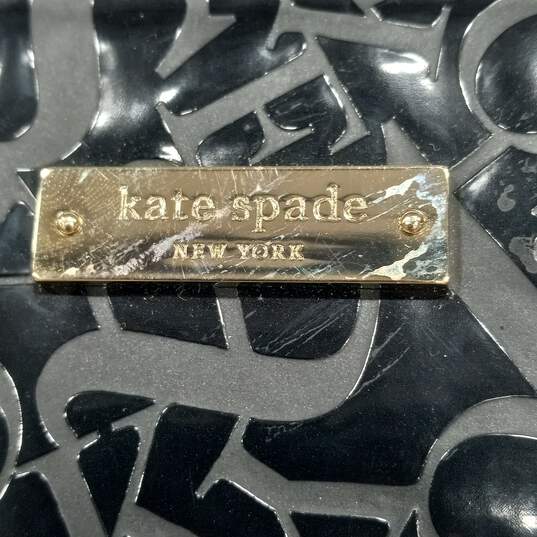Kate Spade Black Patent Tote Shoulder Bag image number 5