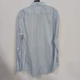 Xacus Light Blue Button Up Shirt Men's Size 16/41 alternative image