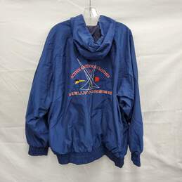 Helly Hanson MN's Blue Nylon Blend Hooded Jacket Size XL alternative image