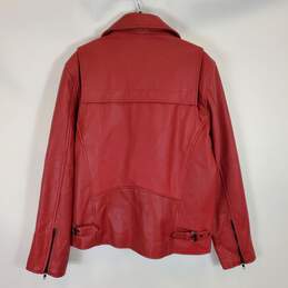 Markhorwear Men Red Leather Jacket SZ L alternative image