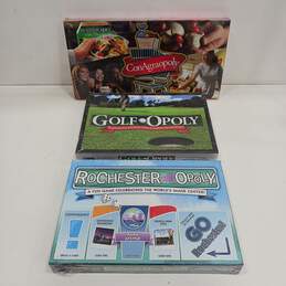 Bundle of 5 Opoly Board Games Sealed In Original Packaging alternative image