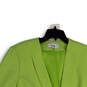 NWT Womens Green Long Sleeve Single Breasted One Button Blazer Size 18 image number 3