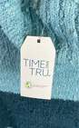 Time And Tru Blue Drape Sweater - Size XXL image number 3