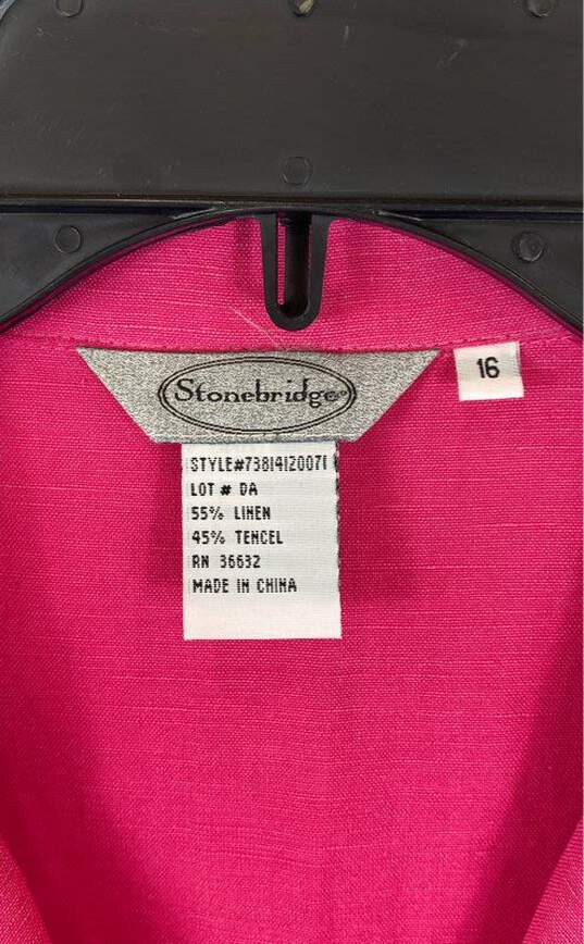 Stonebridge Pink Casual Dress - Size X Large image number 3