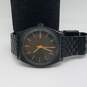 Men's Nixon Minimal Black Stainless Steel Watch image number 3
