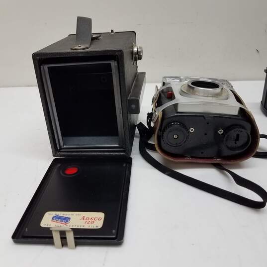 Vintage Camera Lot Kodak Ansco Tomyko Argus - Parts/Repair image number 5