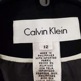 Calvin Klein Women Black Jacket SZ 12